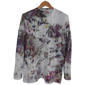 Watercolor Tie Dye Long Sleeve T-Shirt: Custom Unisex Design